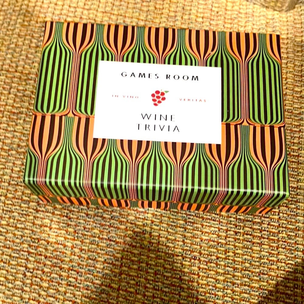 *3/$20* Games Room Wine Trivia Box